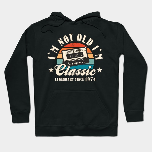 50th Birthday I´m Not Old I´m Classic Mens Hoodie by FloraLi